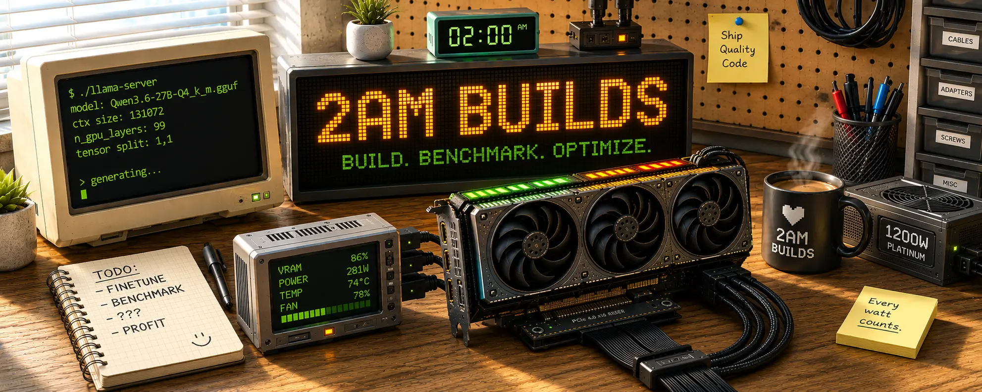 2AM Builds workbench